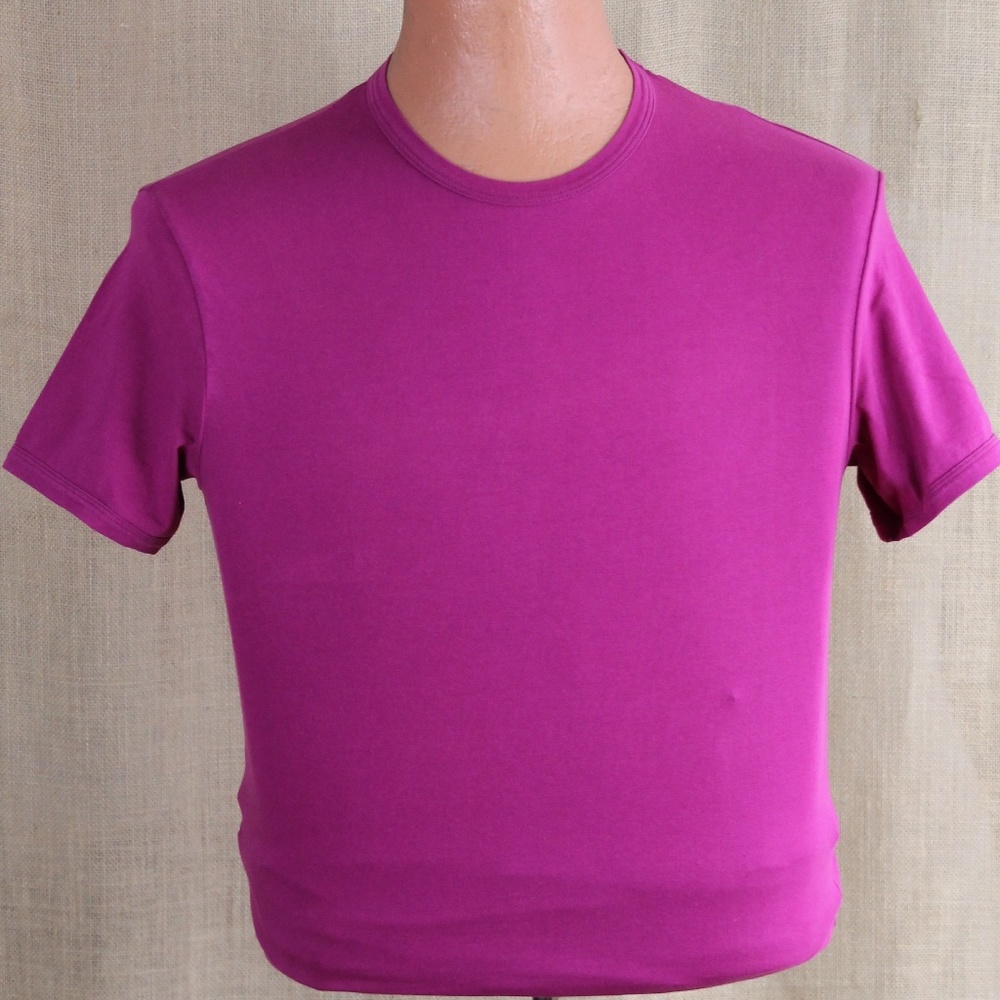 Intimissimi of Italy Men's Fuchsia Stretch t-Shirt